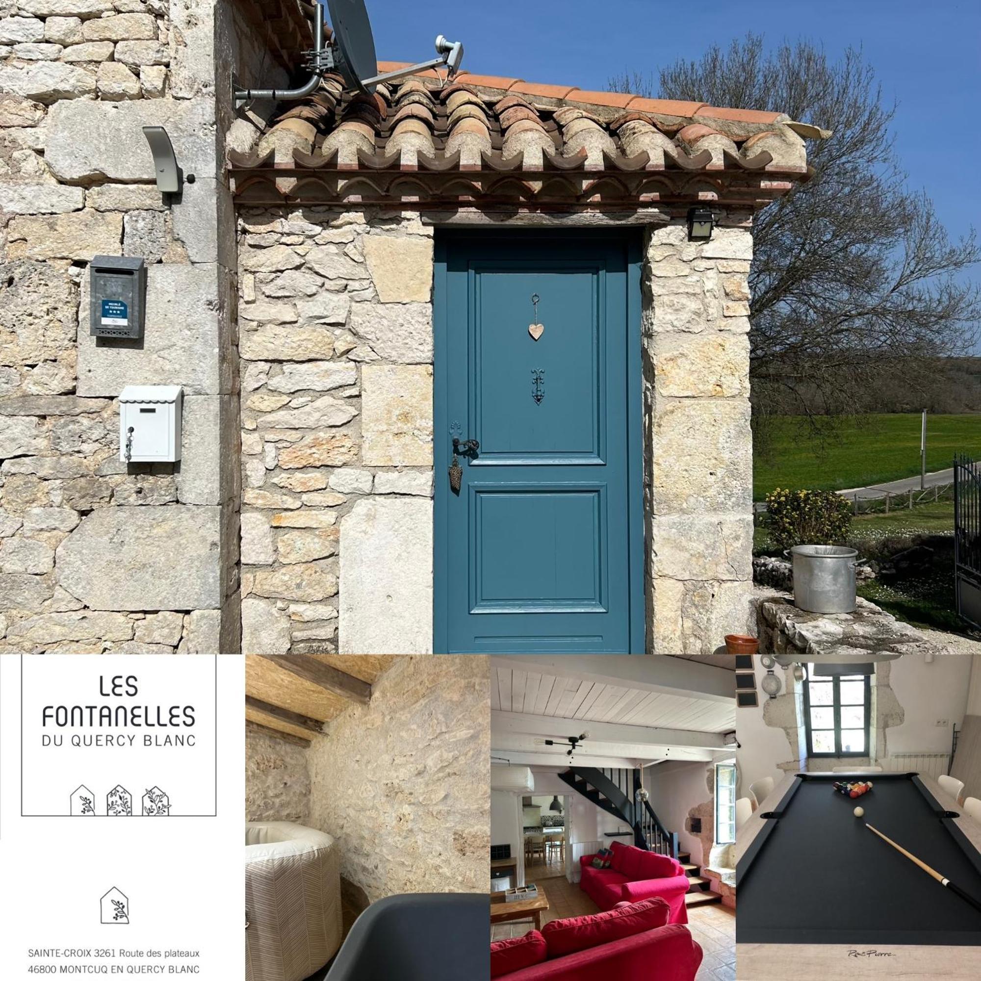 Les Fontanelles Du Quercy Blanc Villa Montcuq Exteriör bild