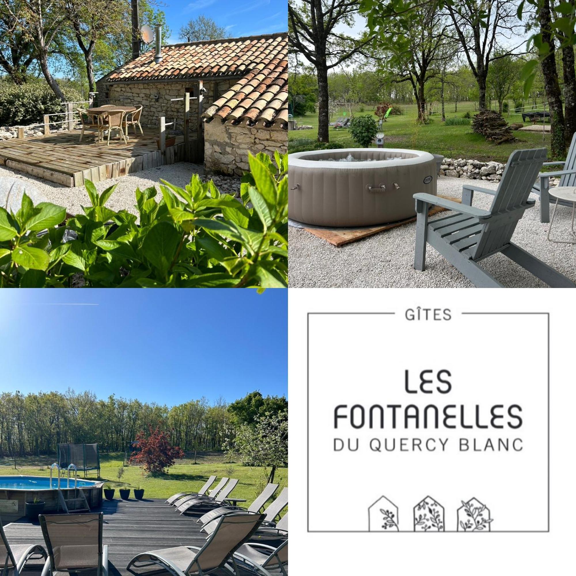 Les Fontanelles Du Quercy Blanc Villa Montcuq Exteriör bild